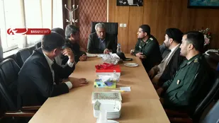 دیدار فرمانده سپاه شاهرود با فرماندار شهرستان و امام جمعه شهر مجن