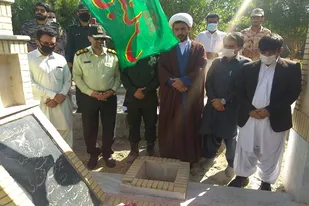غبارروبی مزارشهدا  فنوج