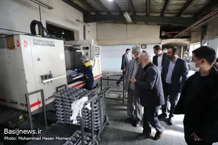 بازدید استاندار همدان از کارخانه الوان ثابت و شرکت کنترل گاز اکباتان