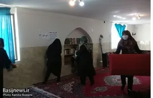 غبار روبی مساجد کرمانشاه در ماه مبارک رمضان