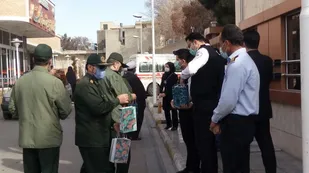 تقدیر فرمانده سپاه شاهرود از پرستاران