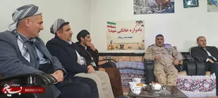 برگزاری یادواره خانگی شهدای مناطق مرزی با حضور فرمانده تیپ ۴۸ فتح