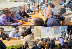 ارتباط مستقیم مسئولان با مردم هندیجان دربرنامه میزخدمت جهادی