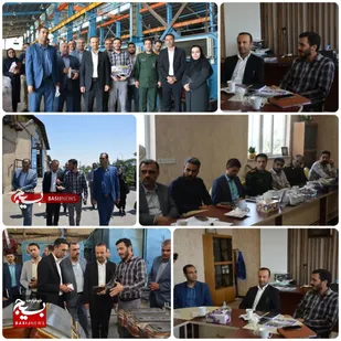 بازدید مسئولین شاهرود از دو شرکت صنعتی در راستای رفع موانع تولید