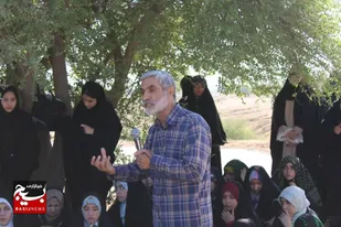 بازدید اولین کاروان راهیان نور دانش&zwnj;آموزی شهرستان ساوجبلاغ، از مناطق جنگی دفاع مقدس
