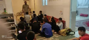 اردوی علمی تفریحی شب آفتابی برگزار شد