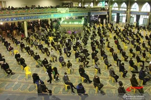 عزاداری جاماندگان اربعین حسینی در قائم شهر