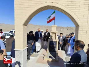 مراسم  غبارروبی مزار شهدا و زیارت مزار منور شهید درویش ریگی برگزار شد
