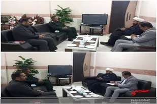 دیدار امام جمعه با سرپرست فرمانداری هیرمند