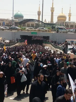 اعزام دلدادگان و زائران حضرت روح الله شهرستان ملارد به مرقد امام