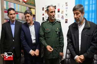 دیدار مدیرکل و معاونت&zwnj;های صدا و سیمای مرکز همدان با مسئولین سپاه انصارالحسین (ع)