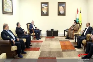 دیدار &laquo;سیدحسن نصرالله&raquo; و &laquo;اسماعیل هنیه&raquo; در بیروت
