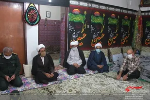 بازدید از کارگاه تولید ماسک و لباس بیمارستانی در تنگستان
