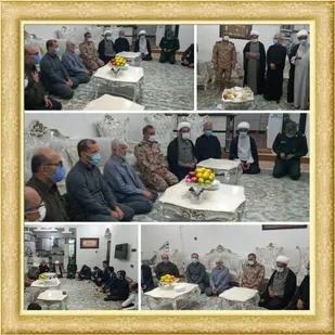 دیدار با خانواده شهید مدافع حرم در خرمشهر