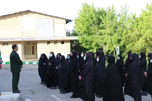 پیاده روی بسیجیان گردان کوثر در کوهرنگ