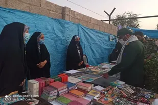 نمایشگاه پاییزه محصولات اقتصاد مقاومتی خواهران بسیجی گله دار برگزار شد