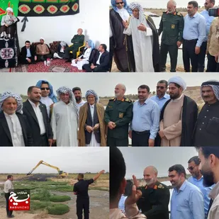 جهادگران قرارگاه کربلا در جبهه محرومیت زدایی گتوند