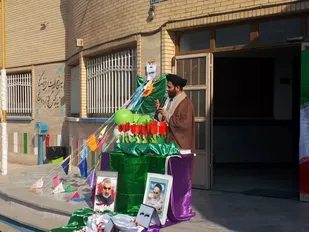 زنگ انقلاب در مدارس گرمسار طنین&zwnj;انداز شد+تصاویر