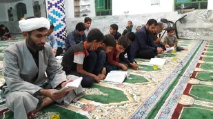 مراسم شب قدر در مسجد روستای تل ماران لردگان