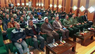 برگزاری همایش جهادگران فاطمی وحیدریون تولید استان اصفهان
