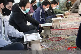 محفل انس با قرآن کریم در سپاه ناحیه مالک اشتر مشهد