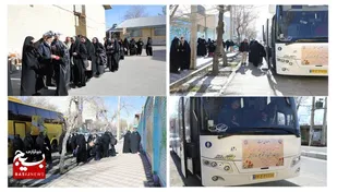 کاروان رهروان همت عازم سرزمین نور شد