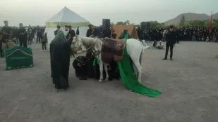 نمایش میدانی "قتل گاه" در کانون بسیج هنرمندان شهرستان بجستان برگزار شد.