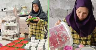 فعالیت کارگاه سفالی باهمت بانوی روستای حسین آباد در هندیجان

&nbsp;