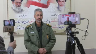 مصاحبه خبری فرمانده سپاه و تشریح برنامه های بسیج شهرستان