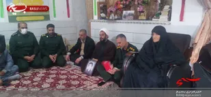 برگزاری یادواره شهدای خانگی شهید محمدی در منزل پدر آن شهید در راین