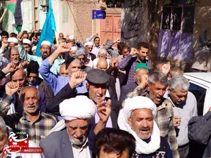 طنین &laquo;بشارت نصر&raquo; در نصرآباد؛ نمازگزاران جمعه، حامیان فلسطین شدند