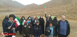 برگزاری پیاده روی بسیجیان فرومدی