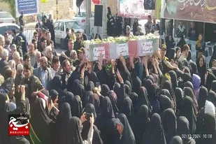 استقبال از شهید گمنام در شهر خورموج