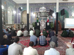 برگزاری مراسم ارتحال جانسوز معمار کبیر انقلاب اسلامی در مسجد جامع شهرمیامی