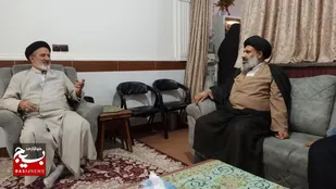 دیدار مسئول دفتر نمایندگی ولی فقیه در سپاه امام صادق (ع) با امام جمعه شهر دالکی