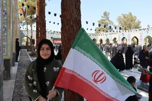 تشییع حماسی شهید ابوالفضل خطیب زاده در دامغان