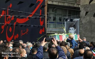 تشییع پیکر شهید &laquo;حسین فغانی&raquo; در تهران
