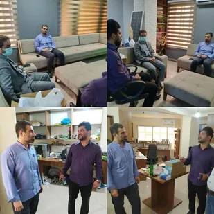 بازدید مسئول بسیج مهندسین صنعت مازندران از شرکت دانش بنیان فناور بهینه نیروی کاسپین
