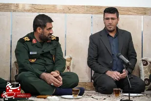 دیدار صمیمی سردار باقری با جانباز ۷۰ درصد فیروزآبادی +عکس