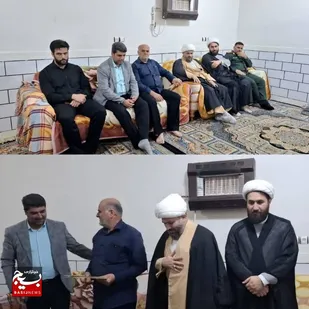 فرمانده ناحیه مقاومت بسیج گتوند با رزمنده و جانباز حسن رضائی دیدار و گفتگو کرد