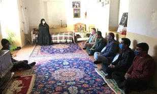 دیدار با خانواده معظم شهید دانش آموز