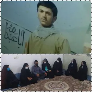 دیدار با خانواده شهید روح الله محمدی در فلارد