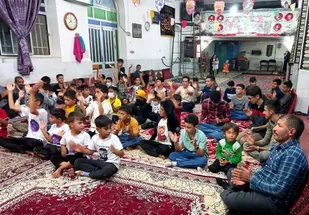 کاروان خودرویی و جشن دهه امامت و ولایت در روستای علی آباد بجنورد