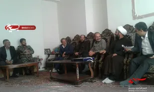 به مناسبت هفته بسیج یادواره شهداءخانگی با خانواده شهداء وایثارگران شهر راین