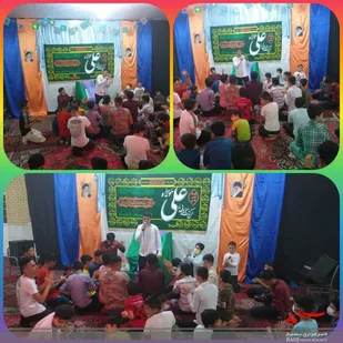 جشن گرامیداشت عید غدیر با حضور بسیجیان پایگاه امام خمینی (ره)