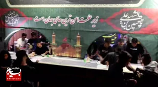 خادمان موکب انصارالولایه شهدای رغیوه؛ میزبانان دلدادگان اربعین