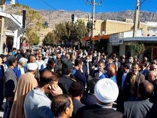 انزجار مردم آبدانان از هتاکان و اغتشاش گران