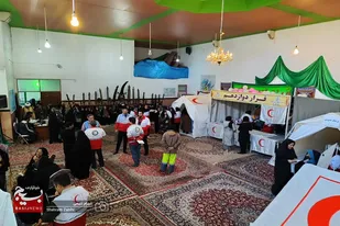 اعزام کاروان سلامت به محله کم برخوردار امامزاده عبدالله (ع) ملایر