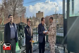 دیدار نوروزی مسئولین سپاه انصارالحسین(ع) با سربازان
