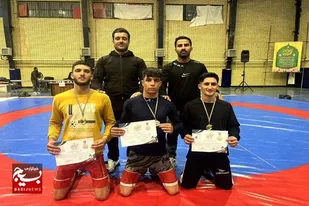 کسب ۲ مدال طلا و ۱ نقره توسط کشتی&zwnj;گیران اسدآبادی